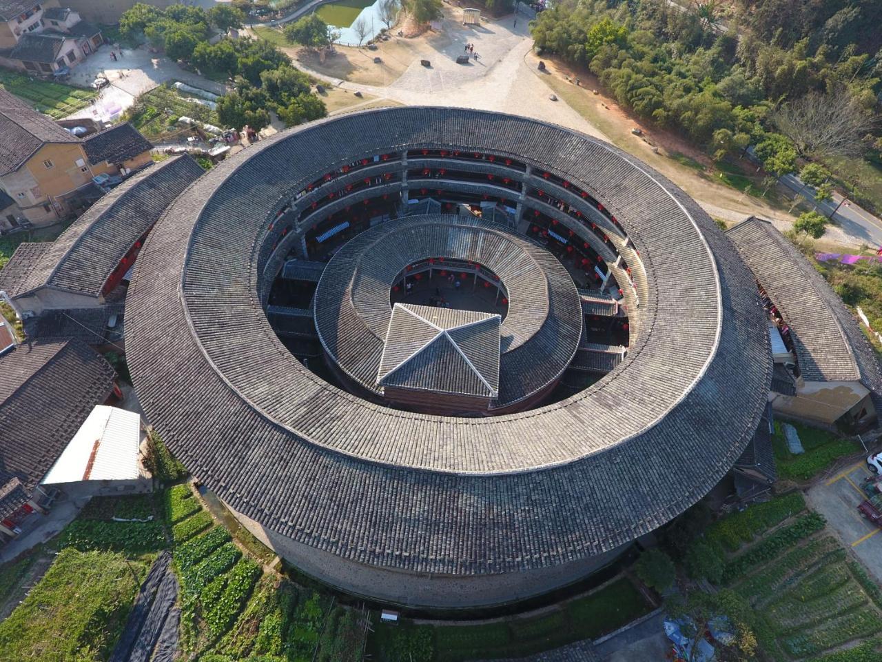 Tulou Fuyulou Changdi Inn Yongding Exterior foto