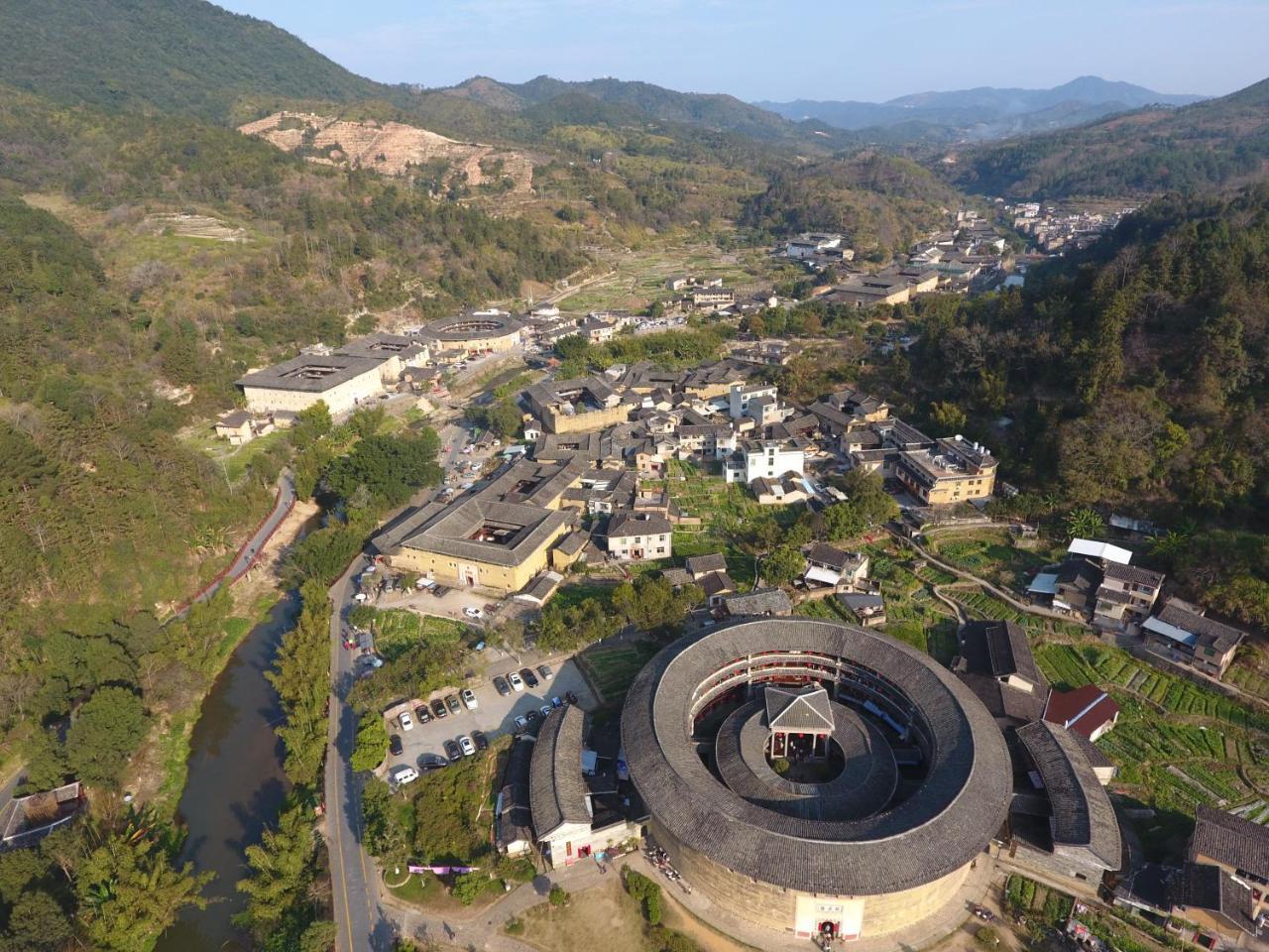 Tulou Fuyulou Changdi Inn Yongding Exterior foto